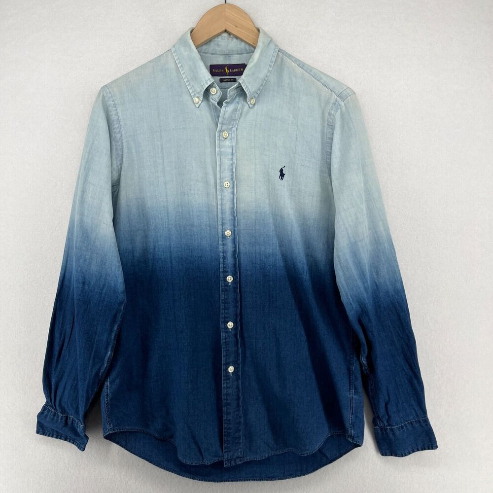 Ralph Lauren Ombre Blue Button-Down Shirt